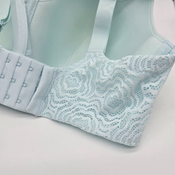Chantelle C. Jolie Comfort Convertible Bra 34F 34G Lace Underwire Light Blue - Picture 4 of 7
